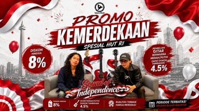 Sound of Independence. Dapatkan Promo Terbatas Khusus Bulan Agustus 2026!