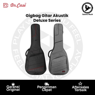 Gigbag Gitar Akustik Dr. Case Deluxe Series Varian Warna Original