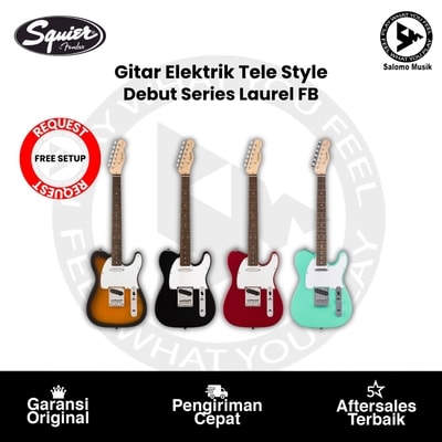 Gitar Elektrik Squier Debut Series Tele Style Varian Warna Original