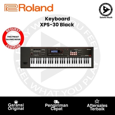 Keyboard Workstation Roland XPS30BK Expandable Synthesizer Black
