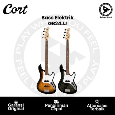 Gitar Bass Elektrik Cort GB24JJ Varian Warna