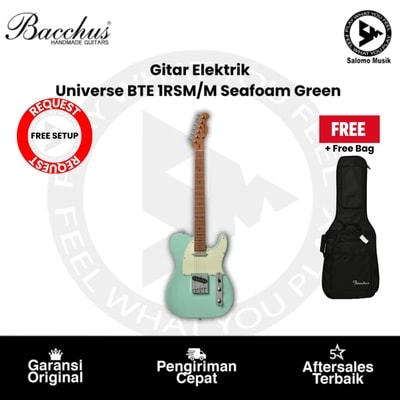 Gitar Elektrik Bacchus Universe BTE 1RSM/M Seafoam Green