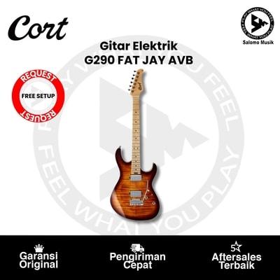 Gitar Elektrik Cort G290 FAT JAY Antique Violin Burst Original