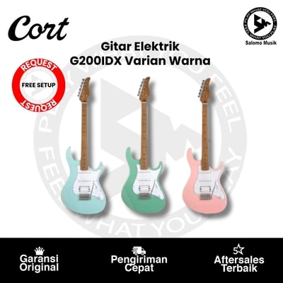 Gitar Elektrik Cort G200IDX Varian Warna + Free Setting