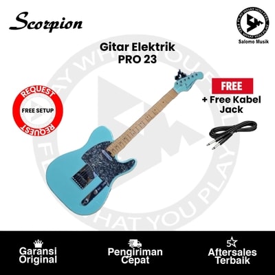 Gitar Elektrik Scorpion PRO 23 + Free Kabel Jack