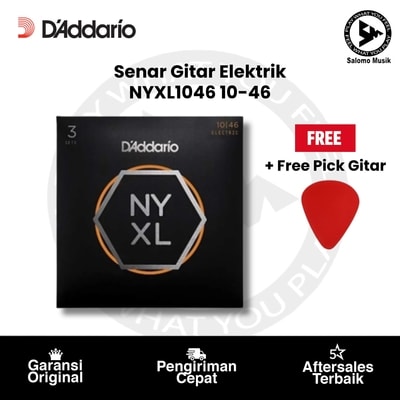 Senar Gitar Elektrik D'addario NYXL1046 10-46