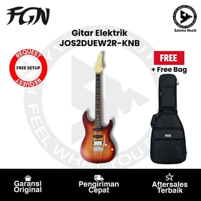 Gitar Elektrik Fujigen JOS2DUEW2R-KNB Original + Free Gigbag + Free Setup