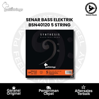 SENAR BASS ELEKTRIK BASS SYNTHESIS GALLISTRING BSN40120 5 STRING
