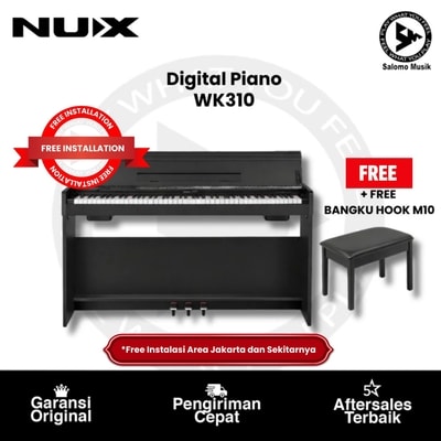 Digital Piano NUX WK310 + Free Bangku
