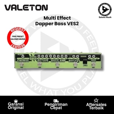 Multi Effect Valeton Dapper Bass VES2 + Free Request Preset Versi Salomo Musik