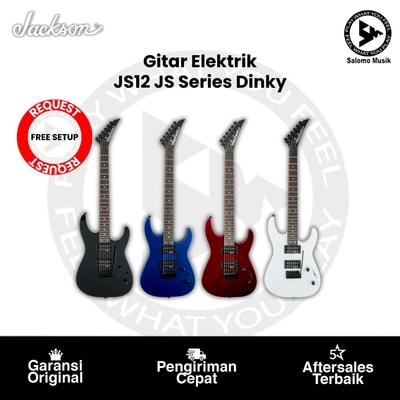 Gitar Elektrik Jackson JS12 JS Series Dinky Varian Warna Original