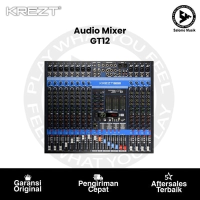 Audio Mixer KREZT GT12 DSP Effect Professional Mixer Original