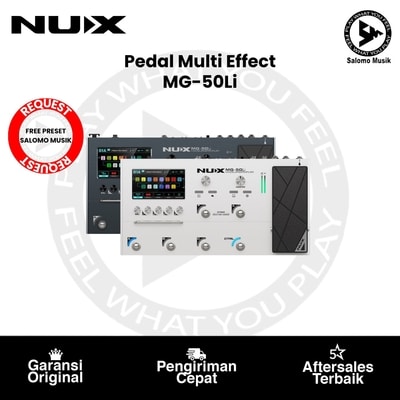 Pedal Multi Effect NUX MG-50Li Modeler & Profiler Original