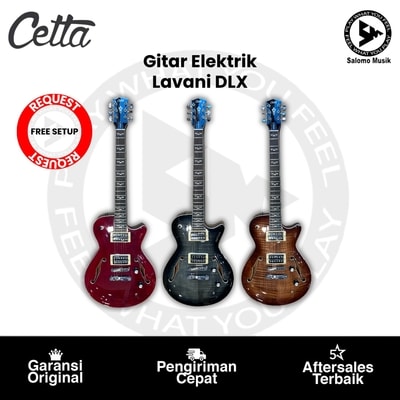Gitar Elektrik Cetta Lavani DLX HSS Varian Warna Original