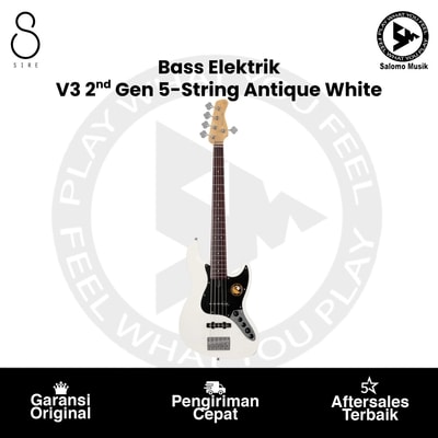 Bass Elektrik Sire Marcus Miller V3 2nd Generation 5-String Antique White