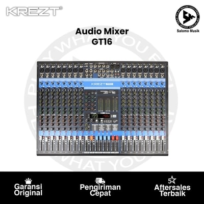 Audio Mixer KREZT GT16 DSP Effect Professional Mixer Original