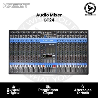 Audio Mixer KREZT GT24 DSP Effect Professional Mixer Original