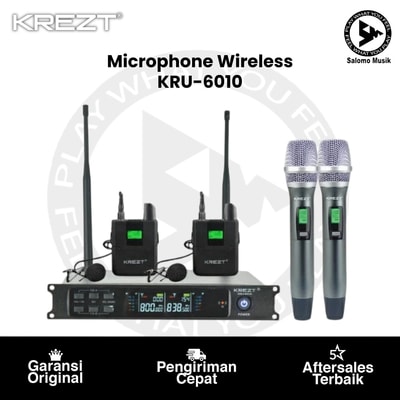 Microphone Wireless KREZT KRU-6010 Original