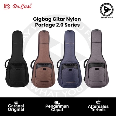 Gigbag Gitar Nylon Dr. Case Portage 2.0 Varian Warna Original