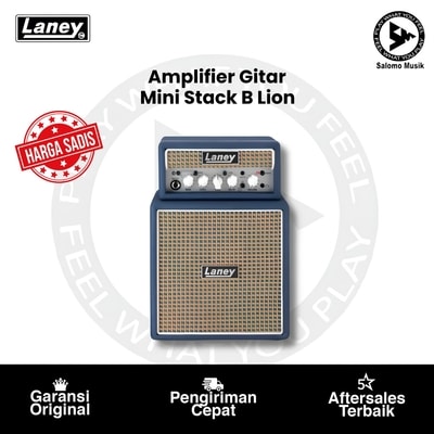 Amplifier Gitar Laney MINISTACK-B-LION Bluetooth Battery Powered Guitar Amp with Smartphone Interface