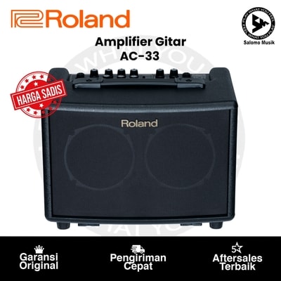 Amplifier Gitar Roland AC-33 Acoustic Chorus Guitar Amplifier