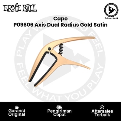 Capo Ernie Ball P09606 Axis Dual Radius Gold Satin