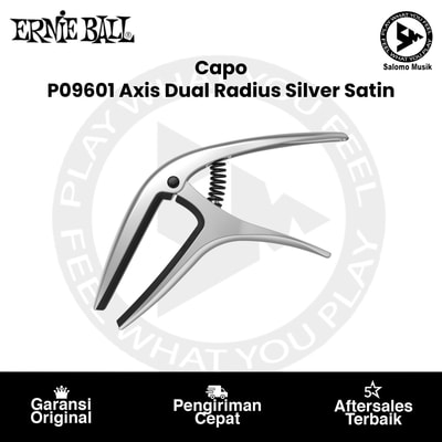 Capo Ernie Ball P09601 Axis Dual Radius Silver Satin