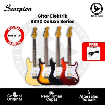 Gitar Elektrik Scorpion SS110 Deluxe Series H-S-S Varian Warna