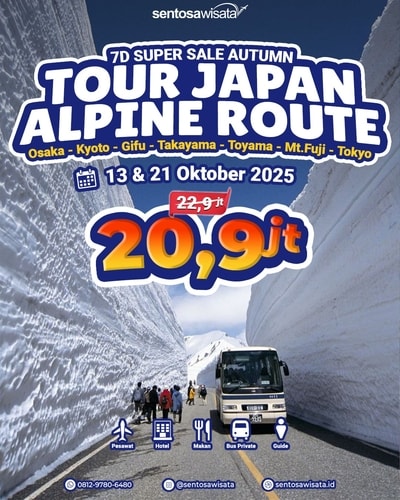 Paket Tour Jepang Alpine Route