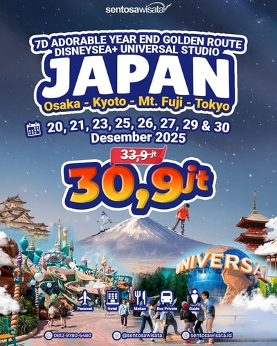 Paket Tour jepang Desember