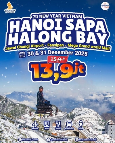Paket Tour Vietnam Tahun Baru