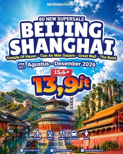Paket tour china beijing shanghai murah