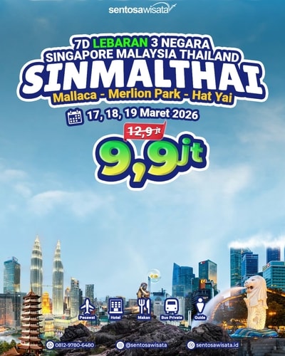 paket tour 3 negara lebaran