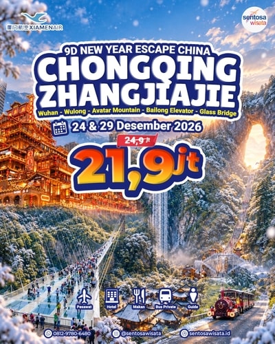 paket tour chongqing desember