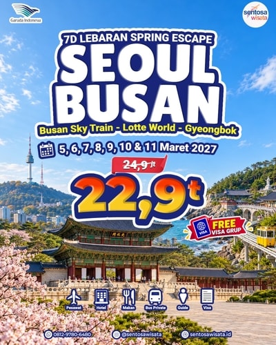 tour korea busan seoul lebaran