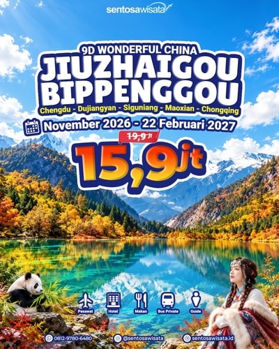 paket tour china 9 hari