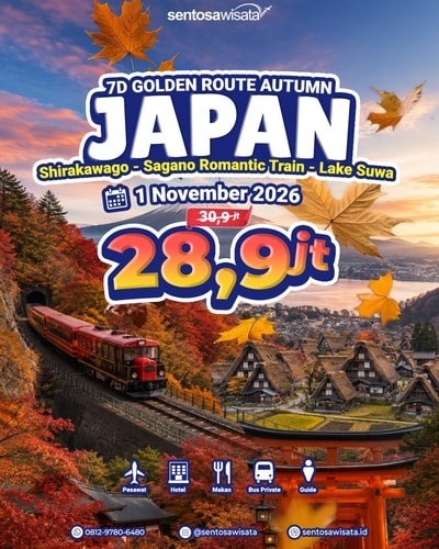 paket tour jepang autumn