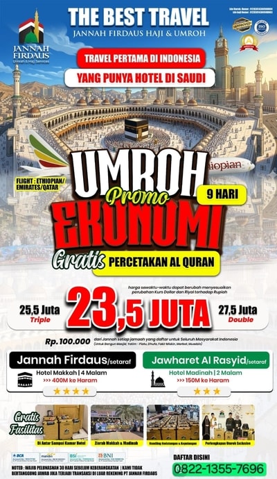 Umroh jannah Firdaus Promo