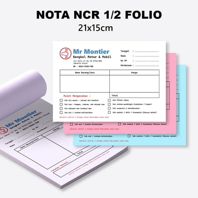nota ncr 1/2 folio