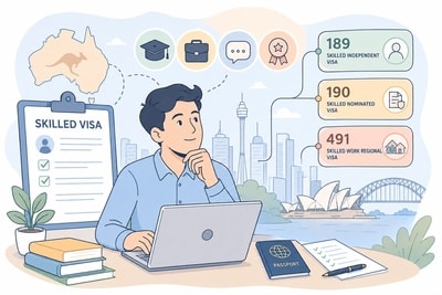 Skilled Visa Australia: Panduan Subclass 189, 190, 491 dan Jalur Skilled Migration