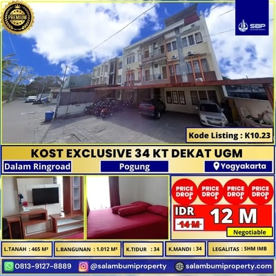 kost eksklusif dekat ugm pogung