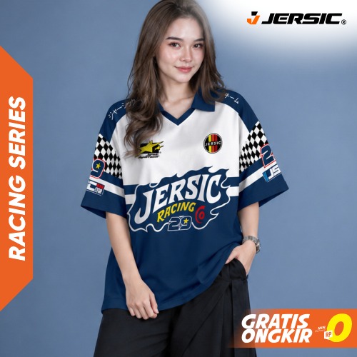 JERSIC - Jersey Series Race Navy Racing Star 29 Oversize Streetwear Dry Fit Unisex