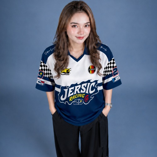 JERSIC - Jersey Series Race Navy Racing Star 29 Oversize Streetwear Dry Fit Unisex