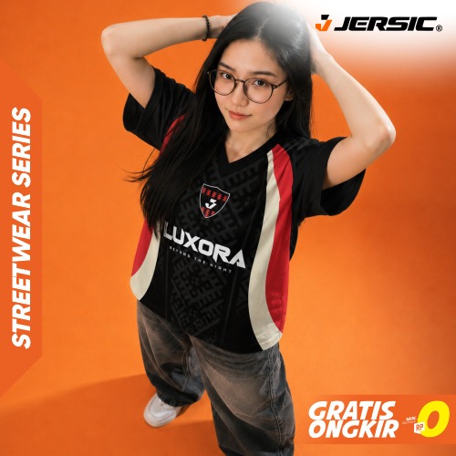 JERSIC - Jersey Series Billiard Hitam Luxura Beyond The Night Oversize Streetwear Dry Fit Unisex