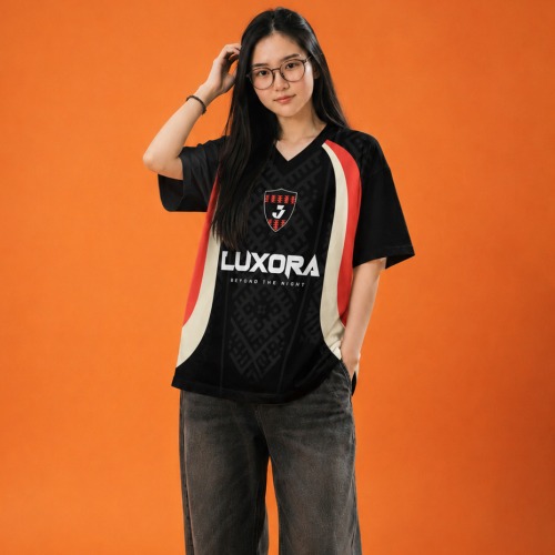 JERSIC - Jersey Series Billiard Hitam Luxura Beyond The Night Oversize Streetwear Dry Fit Unisex