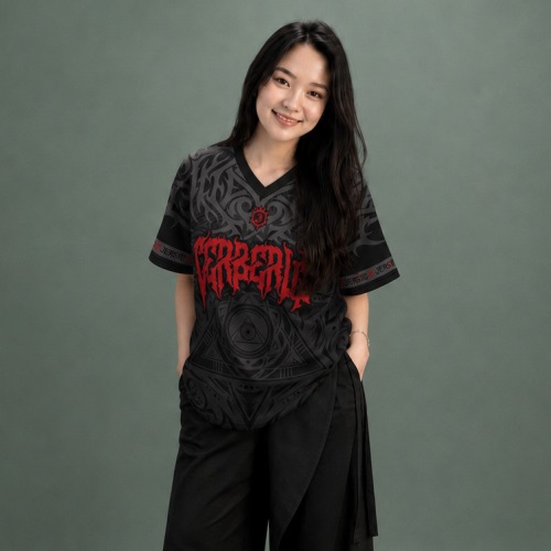 JERSIC - Jersey Series Gothic Hitam Cerberus Oversize Streetwear Dry Fit Unisex