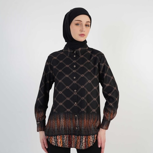 HIKMAT B1349 - Baraka Lines Blouse