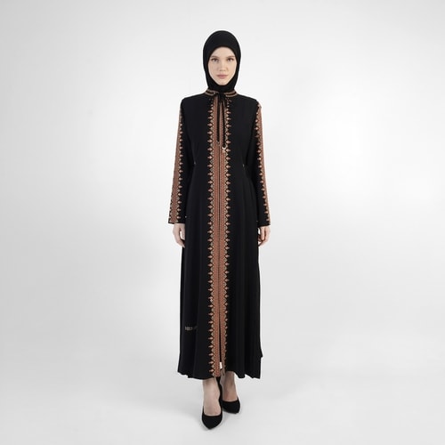 HIKMAT A3751 - Noura Ripple Abaya