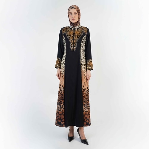 HIKMAT A3842 - Sabbra Growl Abaya
