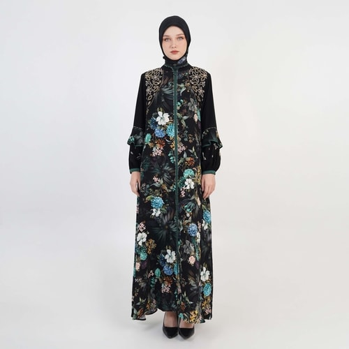 HIKMAT A1372 - Empress Bloom Abaya